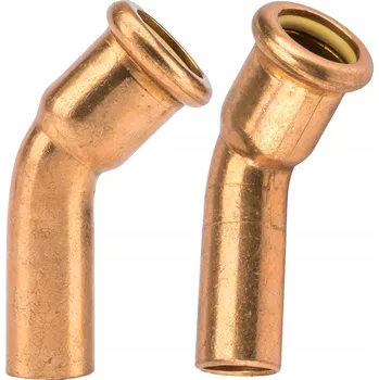 Vrták KOLENO 45° 1 PŘÍPOJKA 15 mm PRO PLYN LISOVACÍ