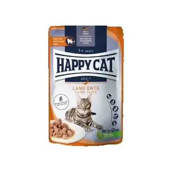 Krmivo pro kočku Happy Cat kachní 20x85g kapsička KARTON (+ SLEVA PO REGISTRACI/PŘIHLÁŠENÍ! ;))