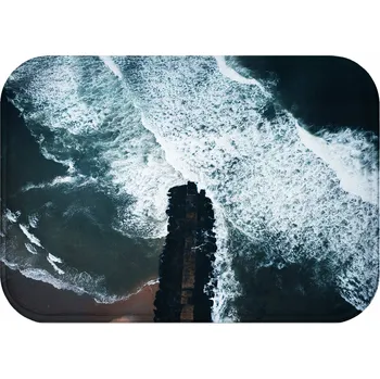 Koupelnová předložka KOUPELNOVÁ PŘEDLOŽKA MĚKKÁ OBDÉLNÍKOVÁ RYCHLESCHNOUCÍ 40x60 HIT ROHOŽKA PŘÍRODA