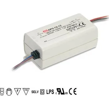 Mean Well APV-12-24 Napájecí zdroj pro LED 24V 12W