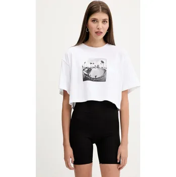 Oblečení a móda Bavlněné tričko Vans VN000RCHWHT1 bílá 00X, vel. XS