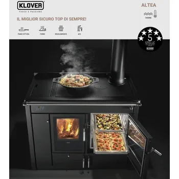 Sporák na tuhá paliva KLOVER ALTEA