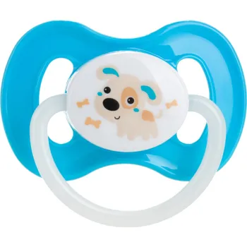 Canpol babies Dudlík 6-18m kaučukový třešinka BUNNY & COMPANY pejsek tyrkysový