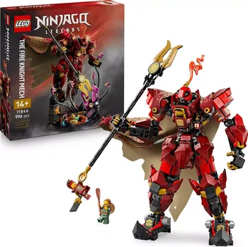 Stavebnice LEGO LEGO® NINJAGO® 71846 Robot Ohnivého rytíře + Prodloužená možnost vrácení zboží do 30 dnů.