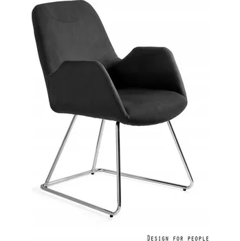Jídelní židle Židle Unique látka černá 1 ks