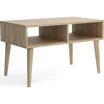 Konferenční stolek Konferenční stolek MALSEN HAKI obdélníkový 90 x 50 x 55 cm dub sonoma