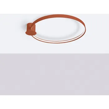 Stropní LED svítidlo RIO 78 kulaté červené moderní do obýváku a kuchyně Thoro