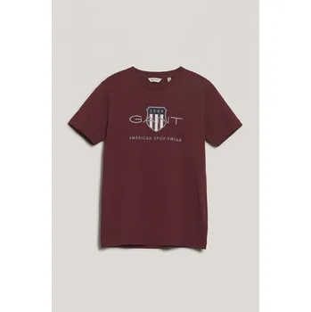 TRIČKO GANT ARCHIVE SHIELD SS T-SHIRT WINE RED