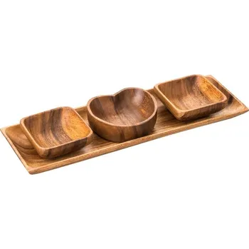 Servírovací misky s tácem 4 ks Kora – Premier Housewares ID_476828