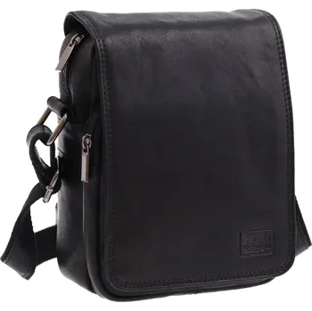 Pánská kožená taška přes rameno Sendi Design T708 černá