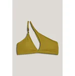 PLAVKY KARL LAGERFELD KARL DNA SIGN ONE SHOULDER TOP ACACIA YELLOW