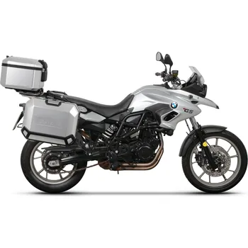 Zavazadlo na motocykl Kompletní sada hliníkových kufrů shad terra, 48l topcase 36l/47l boční kufry, včetně montážní sady a plotny shad bmw f 650 gs / f 700 gs/ f 800 gs (2008 - 2018)