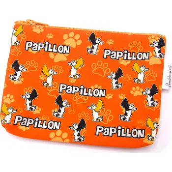 Pamlskový Ráj Univerzální taštička - papillon Barva: oranžová papillon