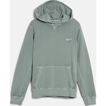 Pánská mikina MIKINA WOOLRICH GARMENT DYED HOODIE CHINOIS GREEN