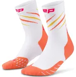 CEP Vysoké kompresní ponožky EDT. CLAWS Dámské Velikost: II, Barvy: white/coral mix