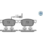 Sada brzdových destiček, kotoučová brzda MEYLE 025 246 2318/PD