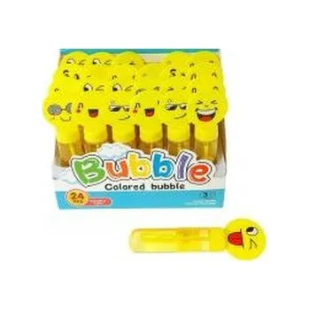 Hra na zahradu Pałeczka do baniek mydlanych emotki 14cm (24szt)