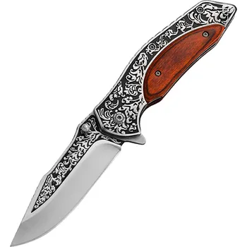 kapesní nůž Zavírací nůž L028 - hněda