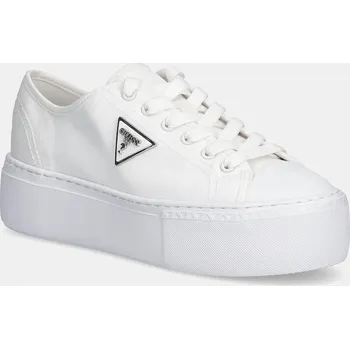 Dámská obuv Tenisky Guess JOEZI2 FLTJO2.FAB12.WHITE bílá 00X, EUR 38