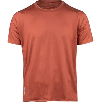 cyklistický dres MTB dres FORCE MTB MOUNT krátký rukáv cihlový - 3XL