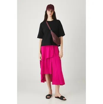 Dámská sukně Sukně Medicine růžová barva, midi, áčková RW25.SDD109 43X, vel. S