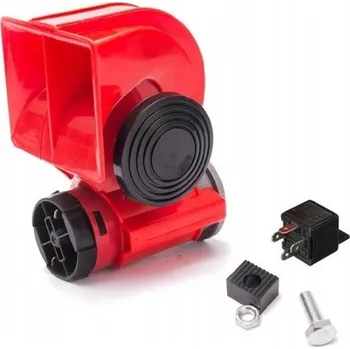 Houkačka KLAKSON Auto Houkačka Dvoutónová 2 TÓNOVÁ 12V nízký tón 530Hz vysoký tón 680HZ