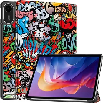 Pouzdro na tablet VSECHNONAMOBIL 113641 ART Zaklápěcí pouzdro pro Xiaomi Redmi Pad 2 GRAFFITI