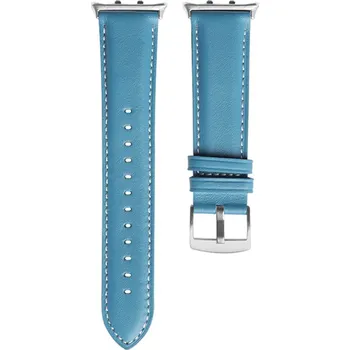 Ostatní příslušenství k chytrým hodinkám VSECHNONAMOBIL 113675 LEATHER Kožený řemínek pro Honor Watch 5 modrý
