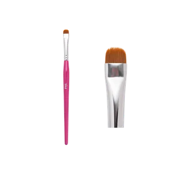 Kosmetický štětec ZOLA oválný široký štětec č. 10 na barvení a úpravu obočí