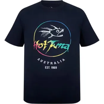 Pánské tričko Hot Tuna tričko pánské černé s barevným logem Barva: Černá, Velikost: 3XL