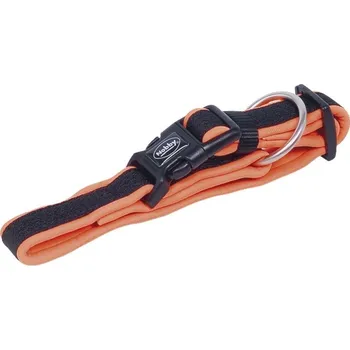 Obojek pro psa Nobby Mesh Preno obojek 30–45 × 2–2,5 cm oranžový