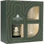 Diplomatico Reserva Exclusiva 12y 40% 0,7 l (dárkové balení 2 sklenice)