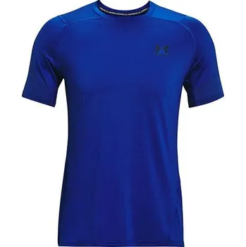 Pánské tričko UA HG Armour Fitted Nvlty SS-BLU