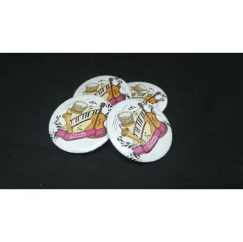 Magnet s hudebním motivem skupina nástrojů