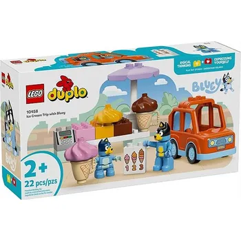 LEGO Duplo 10458 Bluey a výlet na zmrzlinu Stavebnice LEGO LEGO Duplo 10458 Bluey a výlet na zmrzlinu