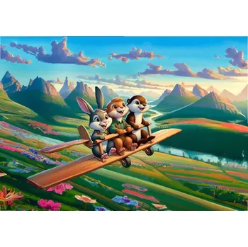 Dětské zboží ART Odvážní piloti 100 dílků