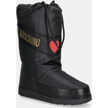 Dámská zimní obuv Sněhule Love Moschino černá barva, JA24032G1NISY000 99X, EUR 39/40