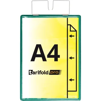 Set školních potřeb djois zpevněná identifikační kapsa se závěsem, A4, zelená, 10 ks