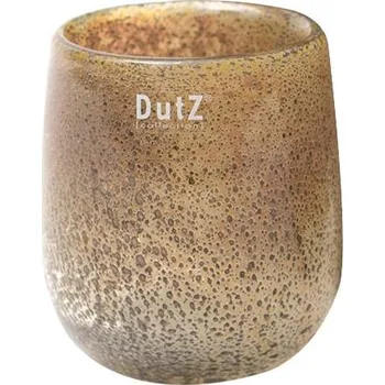 Svícen Skleněná váza DutZ Barrel Silver Brown