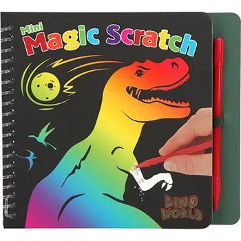 omalovánky Škrabací sešit Dino World Magic Scratch Mini
