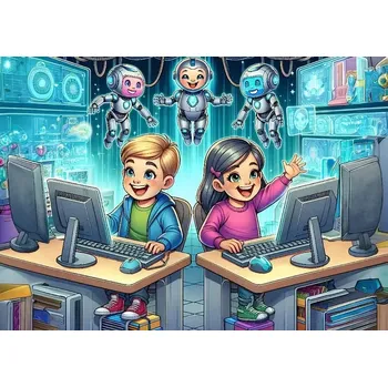 Puzzle ART Programování robotů 200 dílků