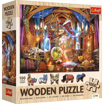 Puzzle TREFL Wood Craft Origin Kouzelná komnata 1000 dílků