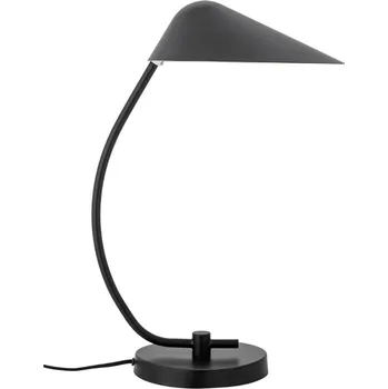Lampička Bloomingville Černá kovová stolní lampa Nisella