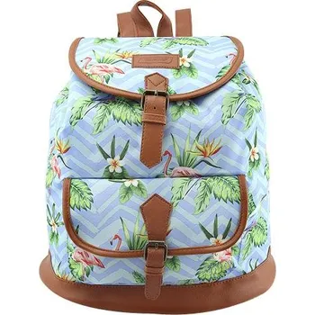 Městský batoh Batoh Target Vintage Retro Floral Blue Flamingo 21963
