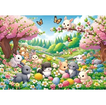 Puzzle ART Setkání zajíčků 25 dílků