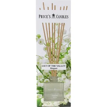 Aroma difuzér Rákosový difuzér Price´s Candles, Lily of the Valley