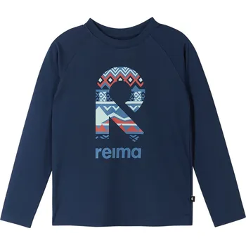 Dívčí tričko Reima dětské funkční tričko s dlouhým rukávem Koulussa - Navy modré Velikost: 158
