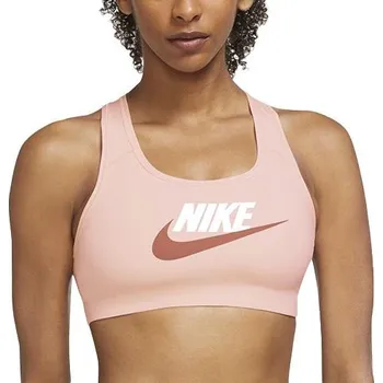 Dámské spodní prádlo Sportovní podprsenka Nike Dri-FIT Swoosh - Dámská sportovní podprsenka se střední podporou od značky Nike, v různém barevném provedení. - 3482086