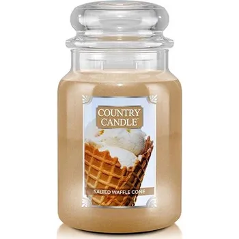 Svíčka Svíčka Country Candle velká, Salted Waffle Cone