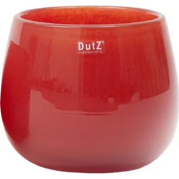 Svícen Skleněný květináč DutZ Pot Red